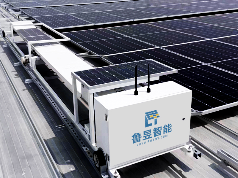 Roof changing robot
