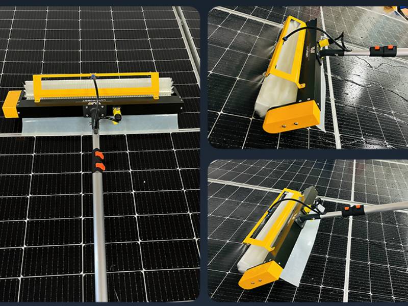 Roller brush electric cleaning machine